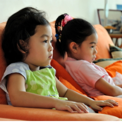 Is sitting too close to the television is bad for the eyes?