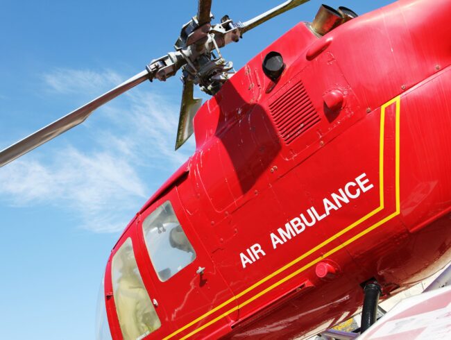 A helipad at the McGill University Health Centre
