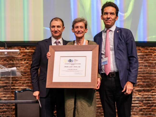 Bravo Dr. Christine Saint-Martin, recipient of the 2024 Prix Albert-Jutras!